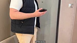 Busty friend's mom seduced me for a brazen Russian fuck with raw POV action