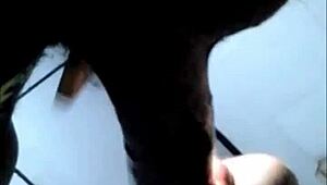 African teen slobbering on my dick with phat lips