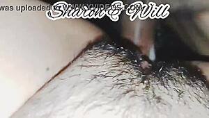 Sneaking Into Neighbor's Pussy While Husband Travels Away