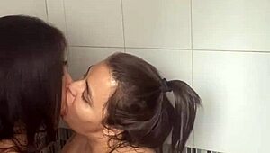 hey, wanna see what stepsisters do alone in the shower?