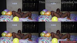 studio fun with student went wrong, doggy style mess!