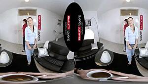 realitylovers - public survey turns into wild czech threesome vr