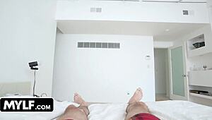 Mylf - Mature Syren De Mer Blindfolded, Tied, Sucks Strange Horny Cock