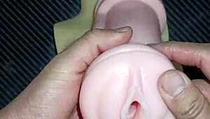 Uncensored deepthroat and fucking lead to gaping creampie in tight anal scene