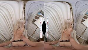 Naughty America Riley Steele Titty Fuck Lingerie