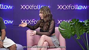 सोल्जर पॉर्न एक्टर वेर्गन बीबीडब्ल्यू को एक्सिबिशनिस्ट डॉगीस्टाइल में फक करता है!