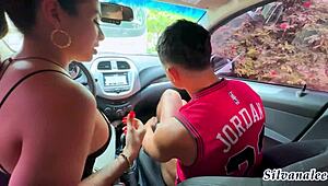 Busty milf Silvana Lee spots a fitness guy in the park and bangs him hard - AngelCruzxx! 💪