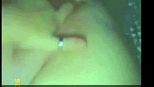 Chubby teen slut from Tinder masturbates her wet pussy solo.