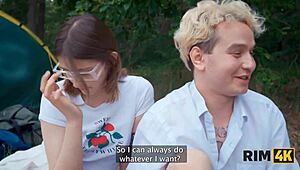 Man, this shy couple tried rimming and hard anal first time