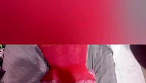 Suggestive Crossdressing Transsexual in Amateur Anal Action