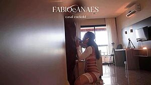 teaser hotwife branquinha safada geme treme ao gozar no pau grande do amigo crossfiteiro que domina ela na frente do corno voyeur interracial bbc 😈