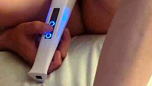 richelle rose masturbates with huge wand and cums multiple times in 4k close up