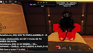 The cute prostitute serves her master for a big cumshot.