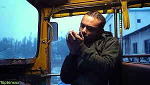 Auto Driver Fucks Beautiful Shaved Passenger Bhabhi