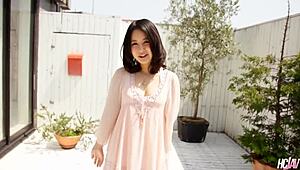 Sweet Ayumi Iwasa, wanna get pumped with cum in that hairy pussy?