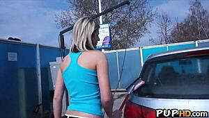 I picked up hot teen Tracy Anderson for public fucking