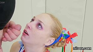 foxy nympho gets extreme anal treatment in asylum with blowjob and ass licking