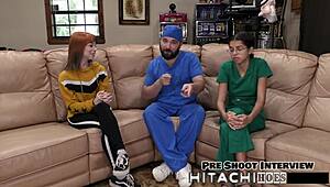 ditria rose, freshman, forced into hitachi climax during initiation