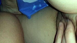 My Girlfriend And I Mutually Masturbate Under The Covers, Moaning In Lesbian Orgasm.