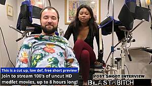 Minnie Rose's Pussy Gets Blasted With Cum In Backstage Latex Scene.