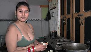 I Cook Sex In The Kitchen While Chopping Vegetables With A Monster Cock