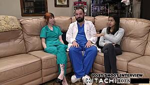 ditria rose, freshman, forced into hitachi climax during initiation