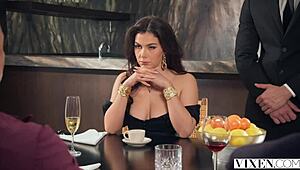 yo, curvy queenpin valentina nappi handles business with her cock-hungry big ass bent over!