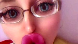 Dollification Sissification Huge Pink Lips Transformation Fetish