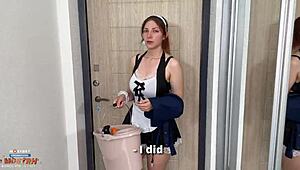 i couldnt resist and fucked the maid hard, oops thought she was an escort!