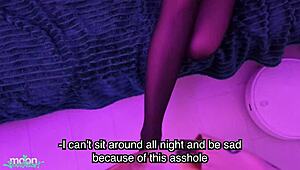 Cutie Dumped At Party Gets Fucked In Pantyhose POV