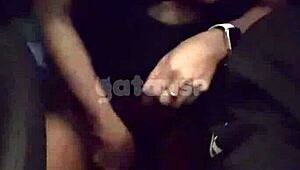 wife fucks guy in car while cuckold drives