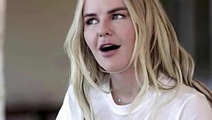 Busty Maids Lick Pussy On Boss Bed