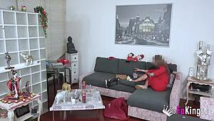 Colombian Mom Vanessa Breaks 18-Year-Old Nico’s First Time!