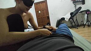 Inviting Her To Watch Movies With Latina Teen