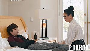 Teacher Dana Vespoli gives Ricky Spanish a taboo helping hand in wild POV action. Big ass included!