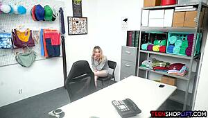 Busted Teen Exploited By Loss Prevention Officer