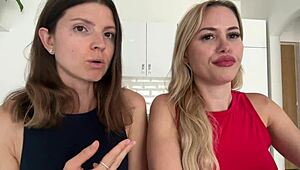 risky casting interview with blonde