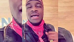 Daddy cums on ebony booty 😏