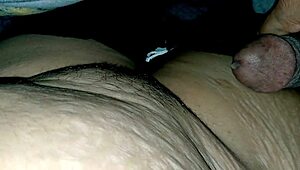 Big Ass Stepmom Shares Bed with Stepson for Tight Creampie Action