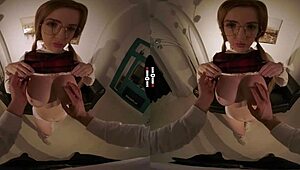 dark room vr, i rip off redhead's panties for hardcore cowgirl riding 🔥