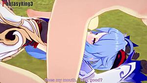 ganyu gets creampied in genshin impact 😍