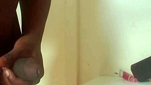 bbc masturbation with monster cock leads to big cum