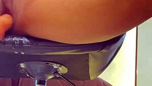 little pussy gets sensitive, squirting sticky from muff diving and licking