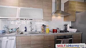 busty milf lexi luna gives deepthroat to stepson