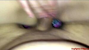 Submissive teen gets face fucked and anal sex in POV.