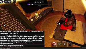 The cute prostitute serves her master for a big cumshot.