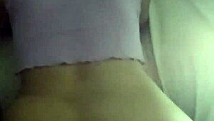 I love watching amateurs with natural tits sucking big cocks