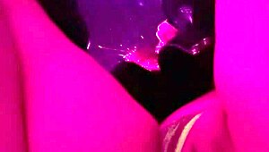 Horny milf artemisia love flashes pussy in public at night