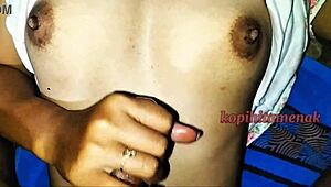 Bokep Indo Viral: Amateur Asian Gets Cumshot on Small Tits