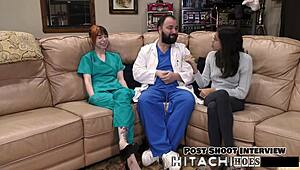 ditria rose, freshman, forced into hitachi climax during initiation